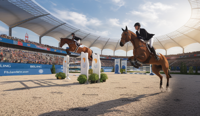 Représentation artistique du Qualifier de la FEI Jumping World Cup 2025 à Pékin