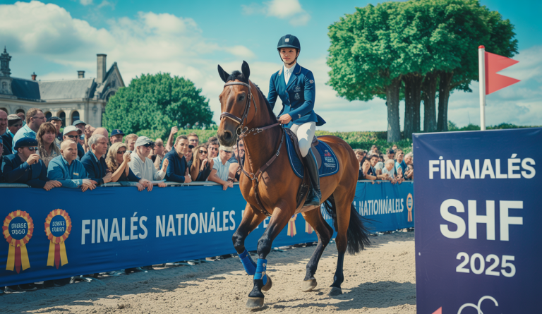 Finales nationales 2025 pour jeunes chevaux à Fontainebleau