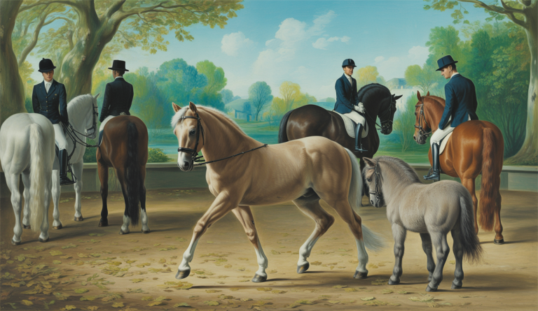Chevaux jeunes se préparant pour les Finales Nationales SHF à Fontainebleau.