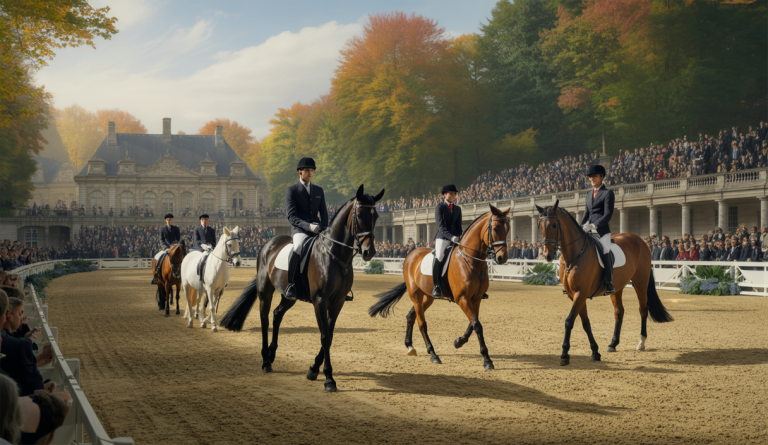 Finales SHF pour jeunes chevaux et poneys de dressage à Fontainebleau