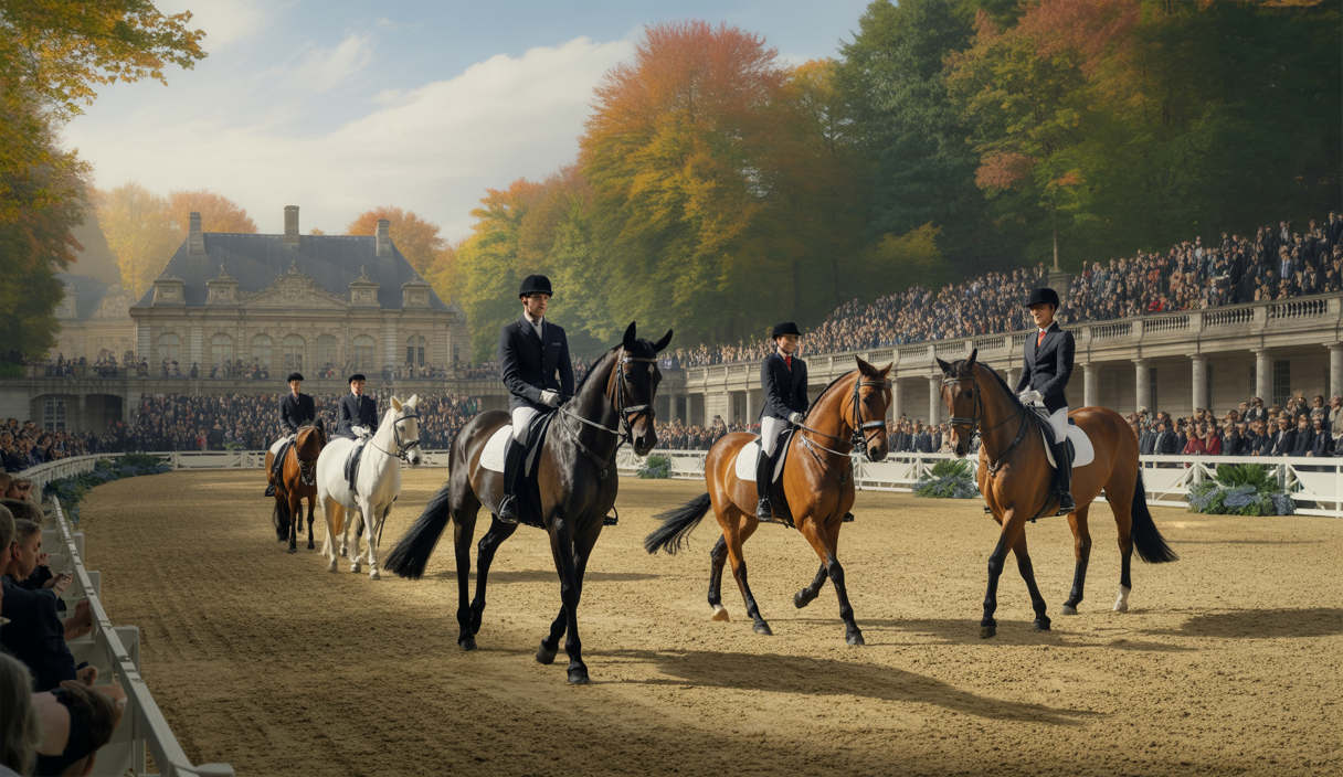 Finales SHF pour jeunes chevaux et poneys de dressage à Fontainebleau