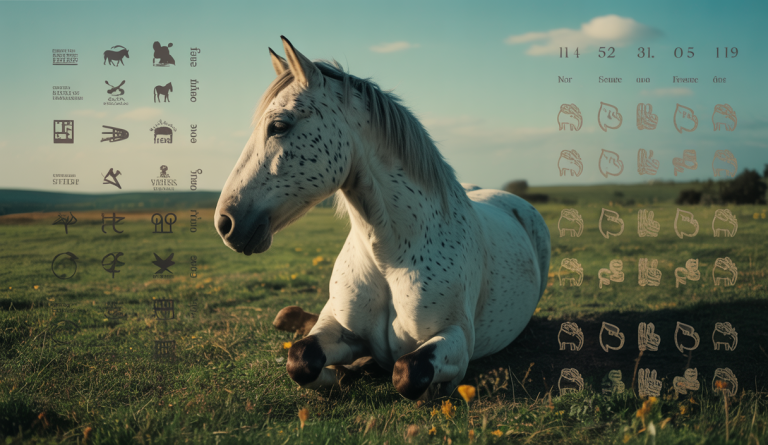 Un cheval serein dans un environnement apaisant