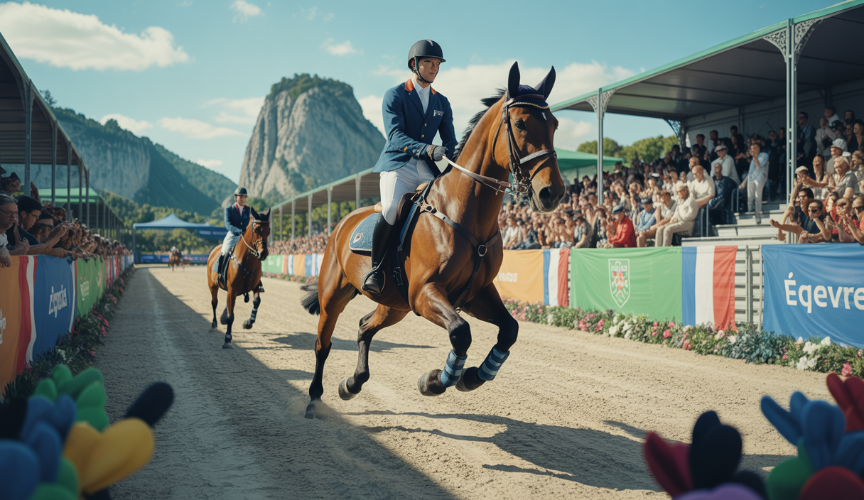 Représentation artistique d'une compétition de la FEI Eventing Nations Cup 2025.