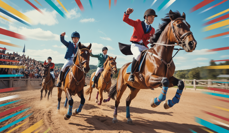 Jeunes cavaliers en compétition lors de la FEI Jumping Nations Cup Youth 2025