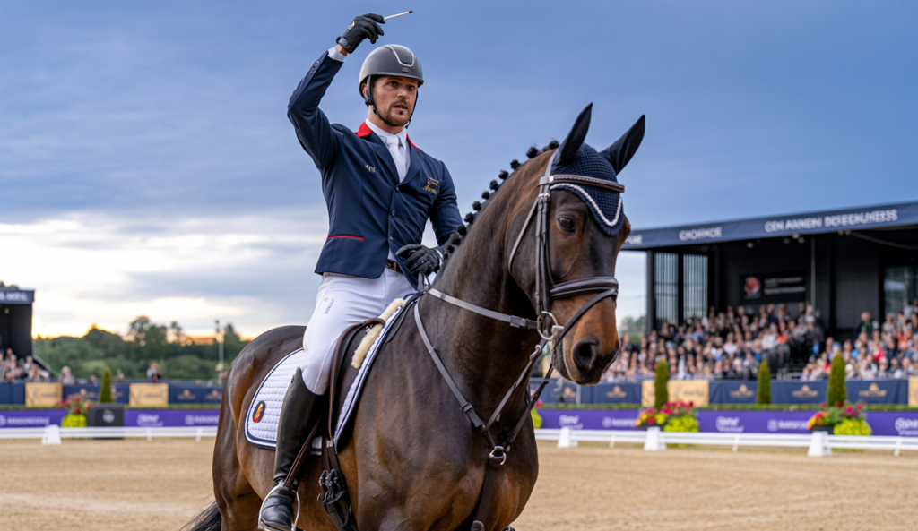 Justin Verboomen Sacré Champion du Grand Prix Special à Crozet