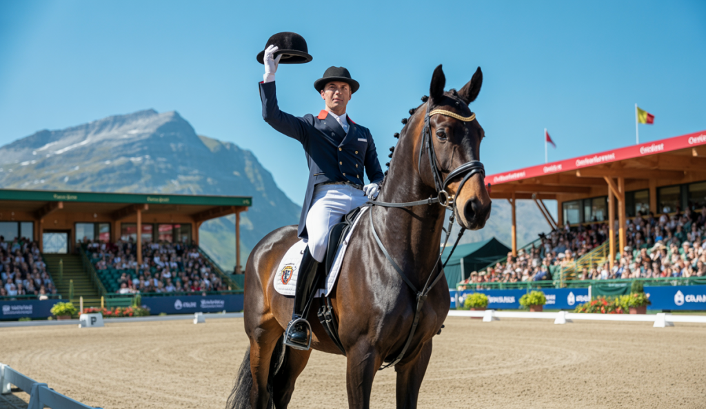 Justin Verboomen et Zonik Plus, champions européens de dressage 2025